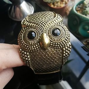 Brass Owl Bracelet